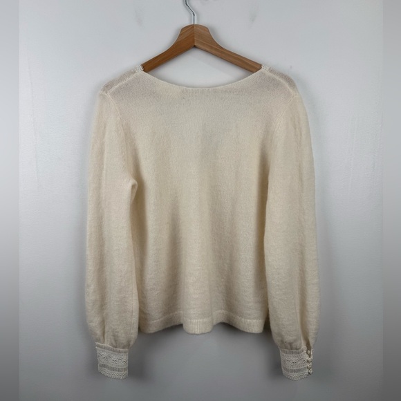 Sezane Women Melina Mohair Blend Cardigan Size XS - Picture 2 of 7